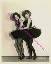 CLARA BOW AND JOYCE COMPTON LEGGY IN TUTU AND LEOTARDS 8x10 PHOTO A-CB2