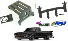 3" Rear Body Mount Extension Relocator + RPM 81142 for Traxxas Drag Slash C10
