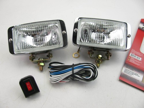 Pilot NV-106 UNIVERSAL 5" X 3" Halogen Fog Light Lamp Kit 16V 55W