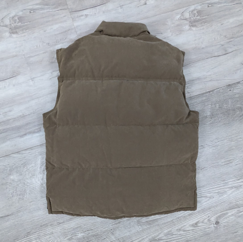 Vintage Y2K Timberland Embroidered Puffer Vest - Brown - L- 70% Duck Down Fill - Picture 8 of 10