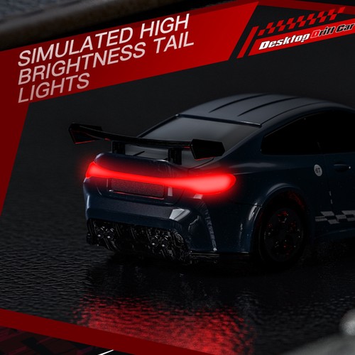 1/64 RC Drift Car Racing Ferngesteuertes Desktop Full Scale Drift Car 4WD 0A - Bild 4 von 18