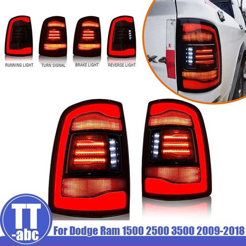 LED Tail Lights Sequential Lamps for 2009-2018 4th Gen Dodge Ram 1500 2500 3500 - Bild 6 von 17