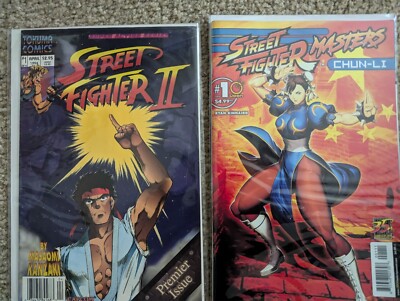Street Fighter II Comic #1  1992 Bonus Masters Chun-li Issue