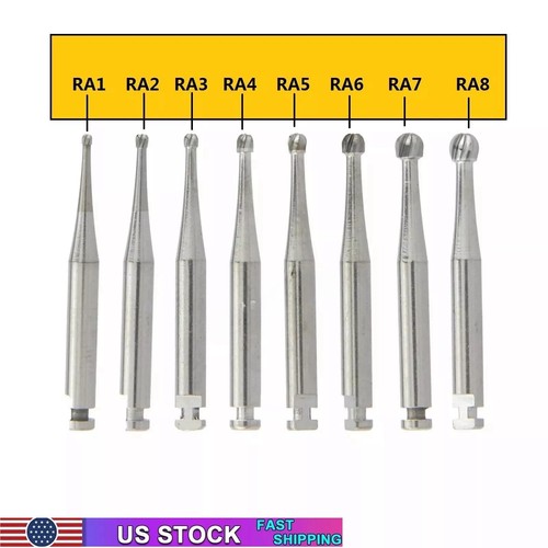 Dental Tungsten Steel Carbide Burs for Contra Angle Low Speed Handpiece RA1-8 mx - Picture 22 of 116