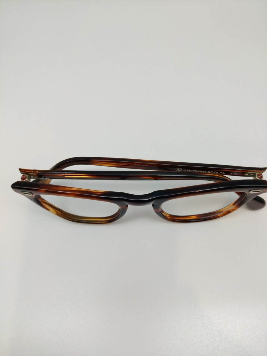 Rare Amber AMERICAN OPTICAL Tart Arnel | eBay