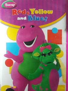 Barney Barney S Red Yellow And Blue Dvd 04 35 Minutes Ebay