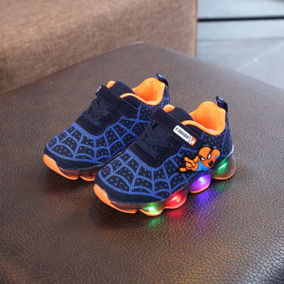 Scarpe Bambino con Luci Lampeggianti Passeggio Scarpe da Corsa Casual Comodi con Strappi E Luci Scarpe con Luci LED Mesh Luminose Scarpe da Ginnastica Leggere Regali per Bambini Sneakers Bambina