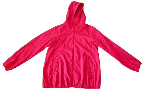 UNIQLO Atmungsaktive WINDBREAKER JACKE Regenbekleidung Mantel Damen XLarge Hot Pink - Bild 4 von 7