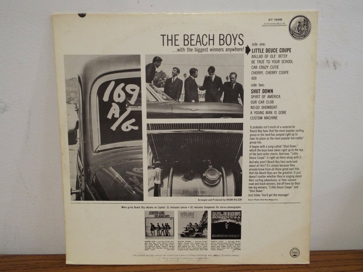 THE BEACH BOYS 32 LITTLE DEUCE COUPE LP VINYL ALBUM | eBay