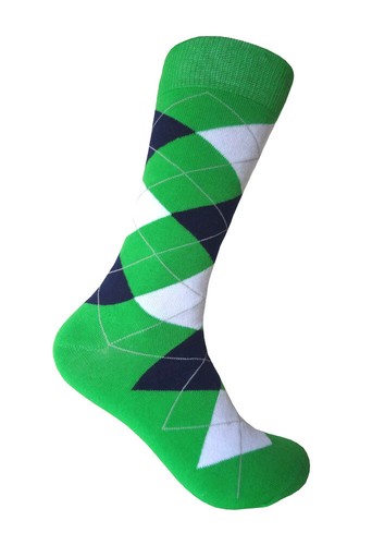 Calcetines altos para media pantorrilla y rodilla verdes irlandeses del día de San Patricio de varios patrones - Imagen 13 de 40