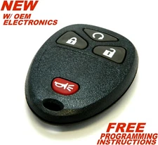 OEM ELECTRONIC 4 BTN REMOTE KEY FOB FOR 2007-2014 CHEVROLET SILVERADO 22936098