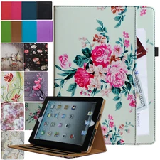 For iPad 10.2 (7th Generation) 2019 Leather Smart Case Cover Stand Wallet Pocket