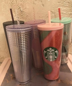 starbucks 2022 holiday mottled milky luster glass cold cup tumbler