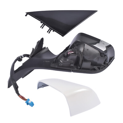 New Left Side Driver Side Mirror Power Fold Heated White For Tesla Model 3 17-23