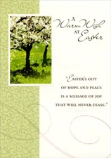 Cherry Blossom Tree - Designer Greetings Religious Easter Card