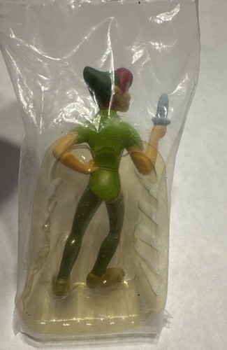 Vintage Disney Peter Pan Figure 3,5 pollici in confezione sigillata coltello blu - Foto 3 di 4