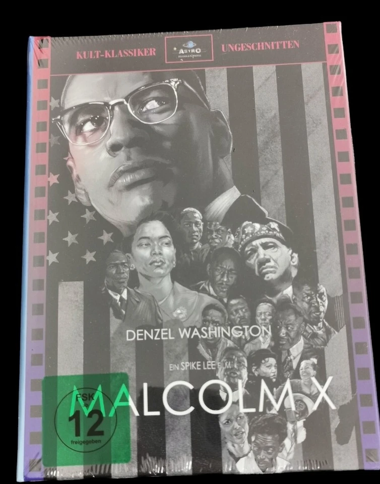 Malcolm X (1992)[Blu-ray DVD im Mediabook Denzel Washington Limited Ed.neu Ovp - Bild 1 von 1