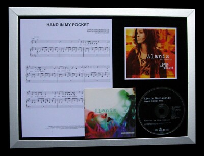 ALANIS MORISSETTE Hand In My Pocket QUALITY FRAMED CD DISPLAY+FAST GLOBAL SHIP