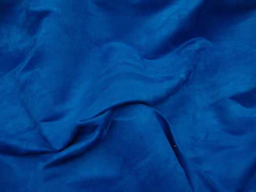 Tela de gamuza azul real poliéster micro gamuza sintética 58" de ancho tela tapicería - Imagen 1 de 1