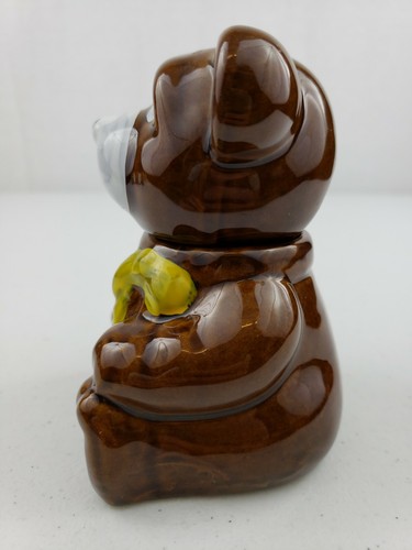 Vintage Ceramic Brown Bear Honey Jar or Jam Pot W/ RARE HARD TO FIND BEAR HEAD! - Picture 11 of 12