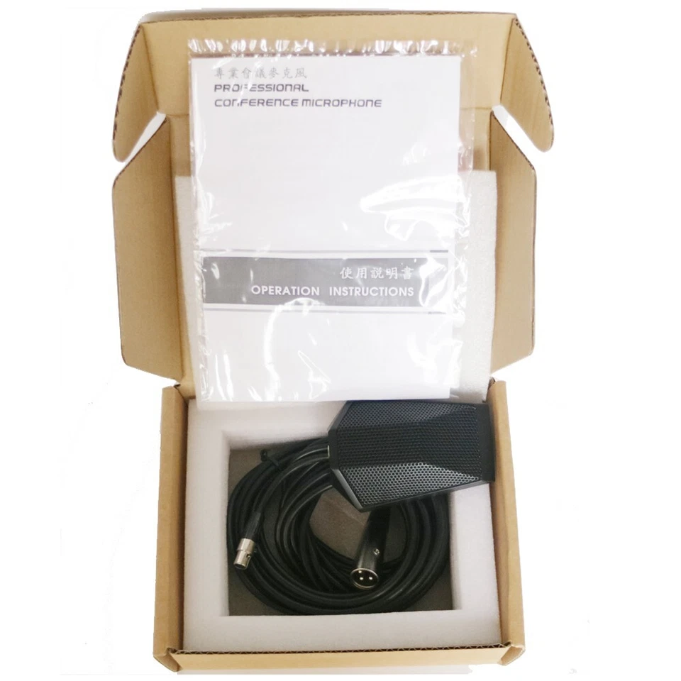 DESK55 Cardioid Table Microphone Meeting Conference XLR 3Pin Phantom Power 6m - Image 2 of 4