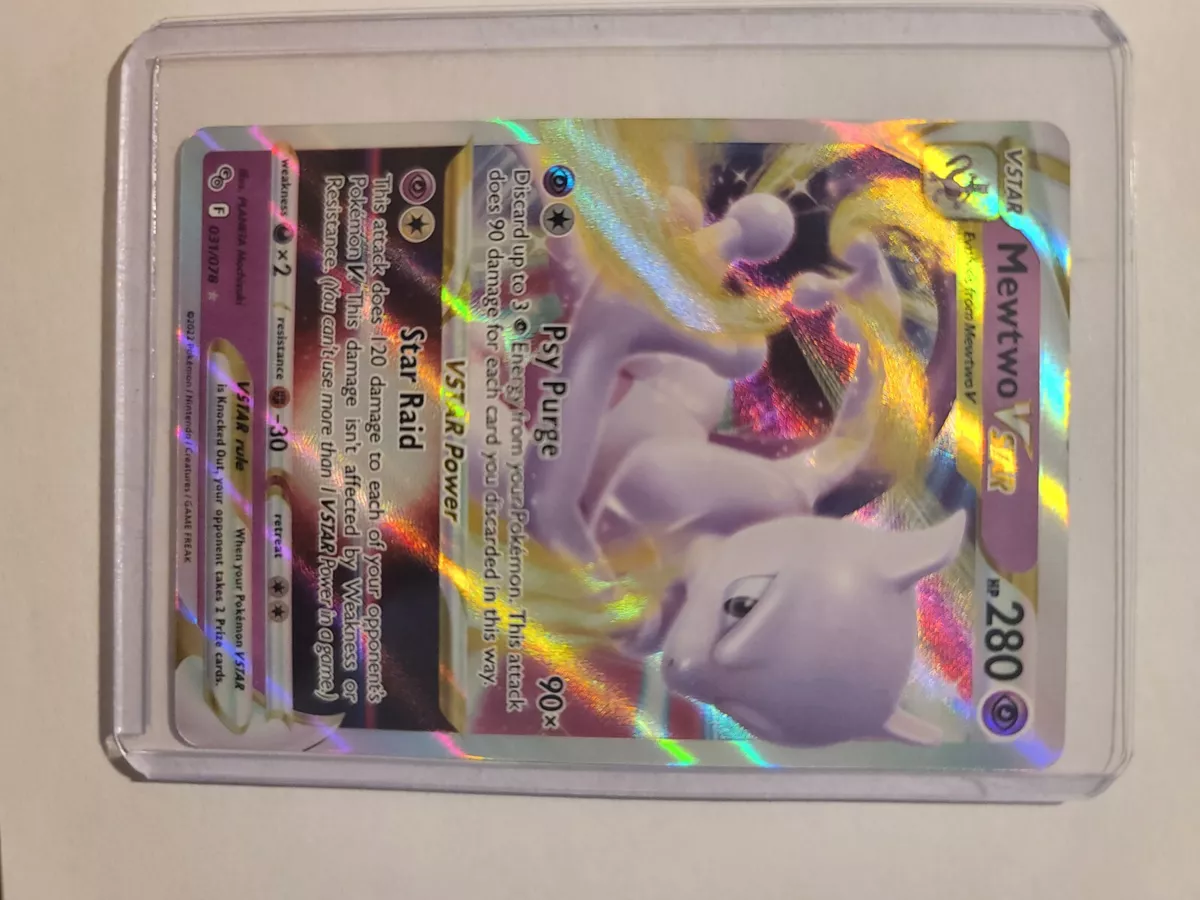 Pokémon TCG Mewtwo VSTAR Pokemon Go 031/078 Holo Ultra Rare