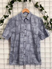 Mens Hawaiian Shirt Short Sleeve Palm Tree Pattern Beach Holiday