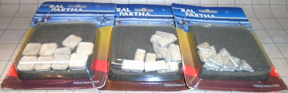 Monedas de metal de fantasía Ral Partha Dungeons & Dragons nuevas en caja - Enanos, orcos, imperiales Foto 2 de 3