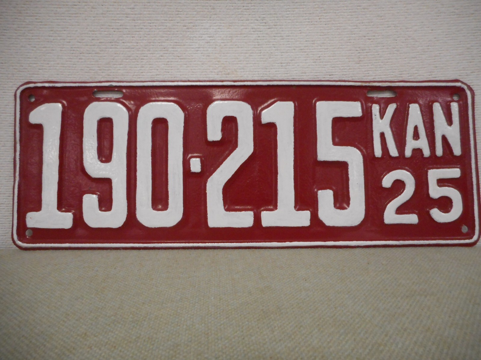 Vintage Kansas Vehicle Tags eBay