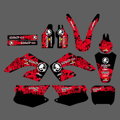 Team Graphics Backgrounds Decals Deco For Honda CR125R CR250R 2000 2001