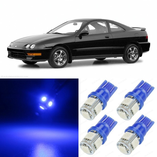 11 x ultra blue interior led lights package for 1996 integra interior lights