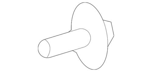 Tornillo del soporte superior para Ford (P/N W707288-S442)