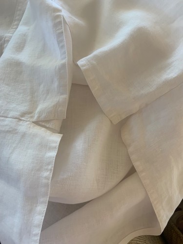 Marese Teens Boys White Linen Dressy Casual Shirt Button Down Long Sleeve Sz 12 - Picture 11 of 12