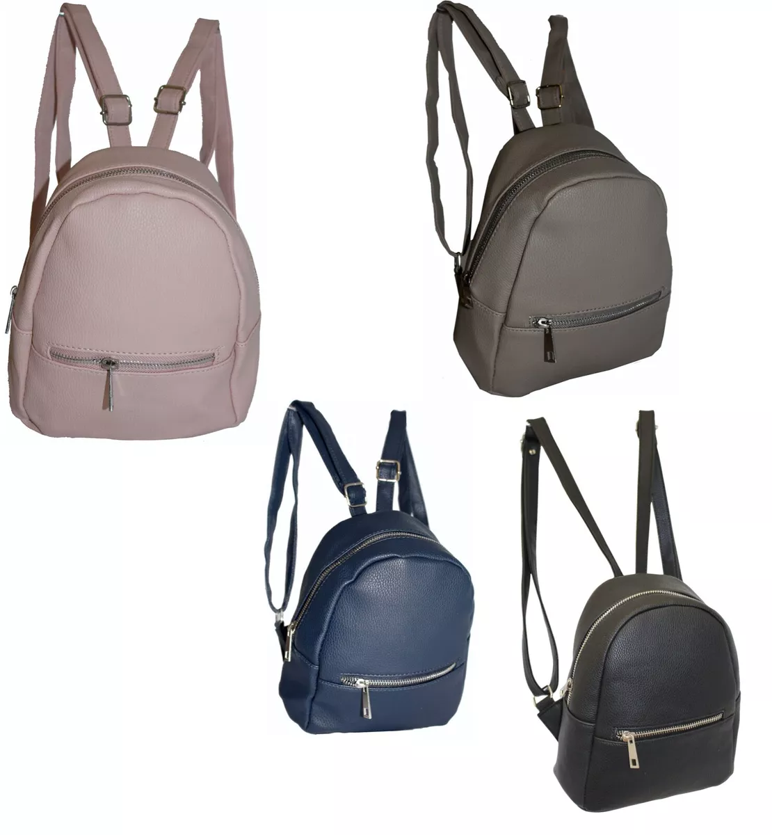 Ladies Mini Backpack School Travel Suede Shoulder Bag Rucksack