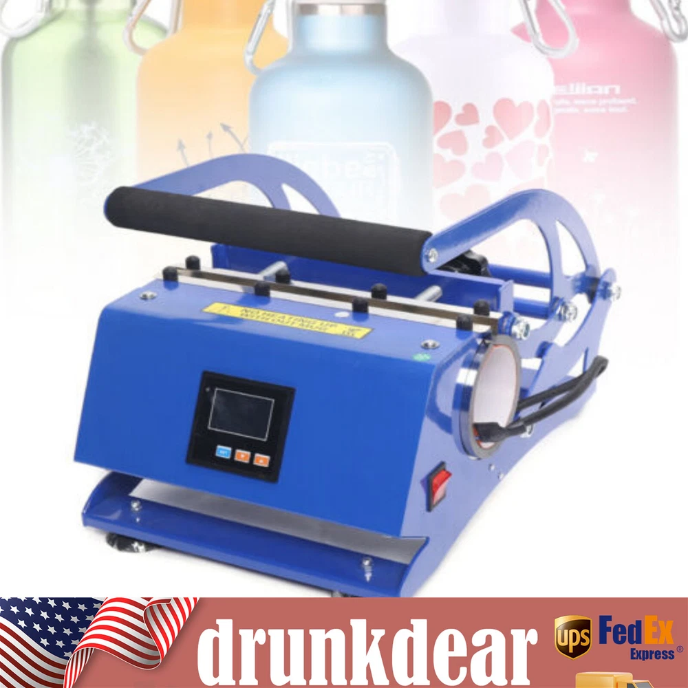 Tumbler Mug Heat Press Machine Mug Cup Bottle Cup Baking Sublimation Press 110 V