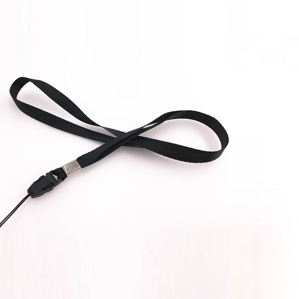 10pcs Black Neck Straps Lanyards For Camera Cell Phone MP3 ID Card Badge Holder - image 3 of 4