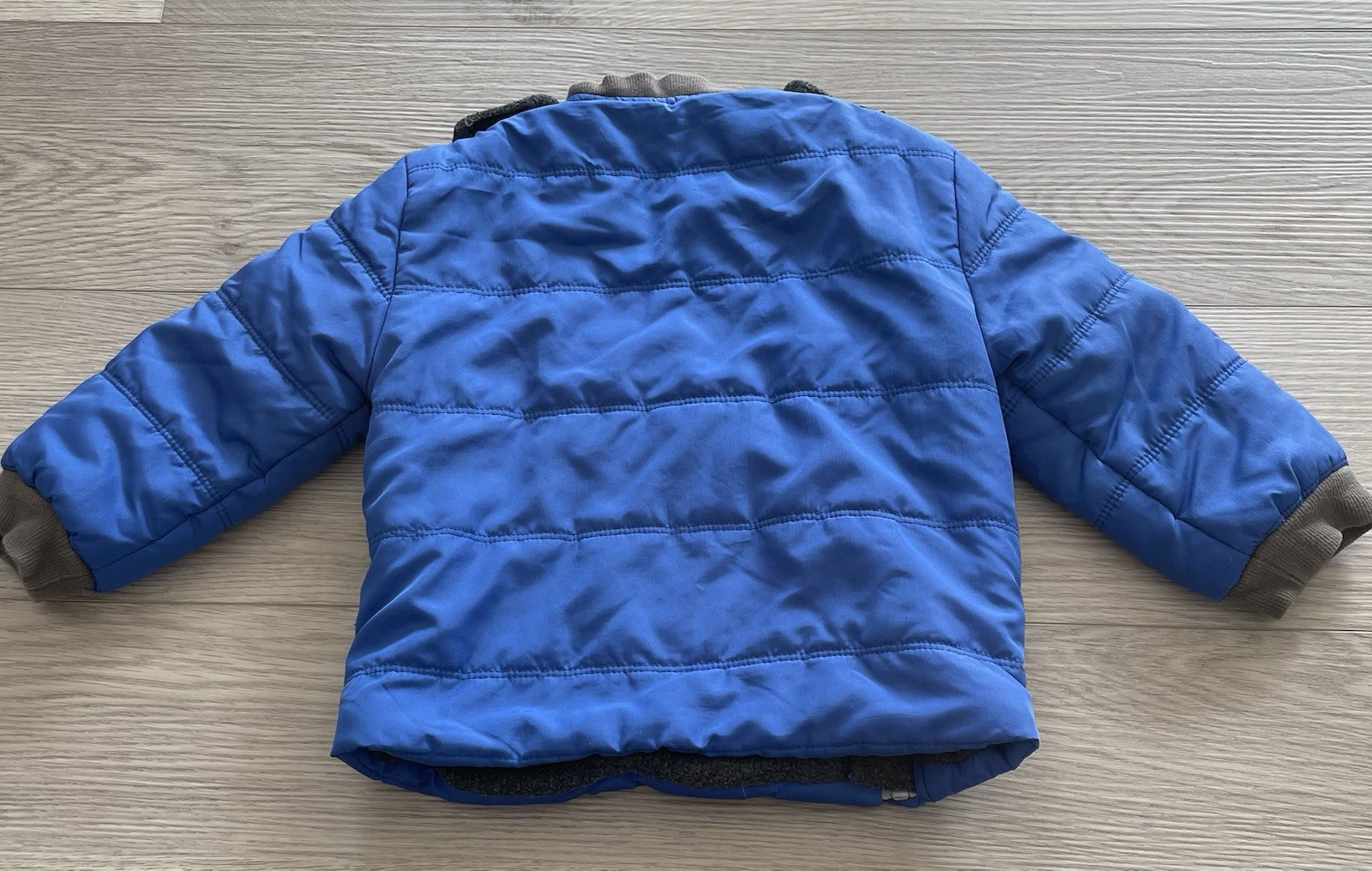 Cappotto bambino Buckle Me per seggiolino auto bambino taglia 2T blu foto 4