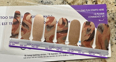 Color Street Nail Polish Strips Rustic Heritage Sub Box FEATHER DREAM