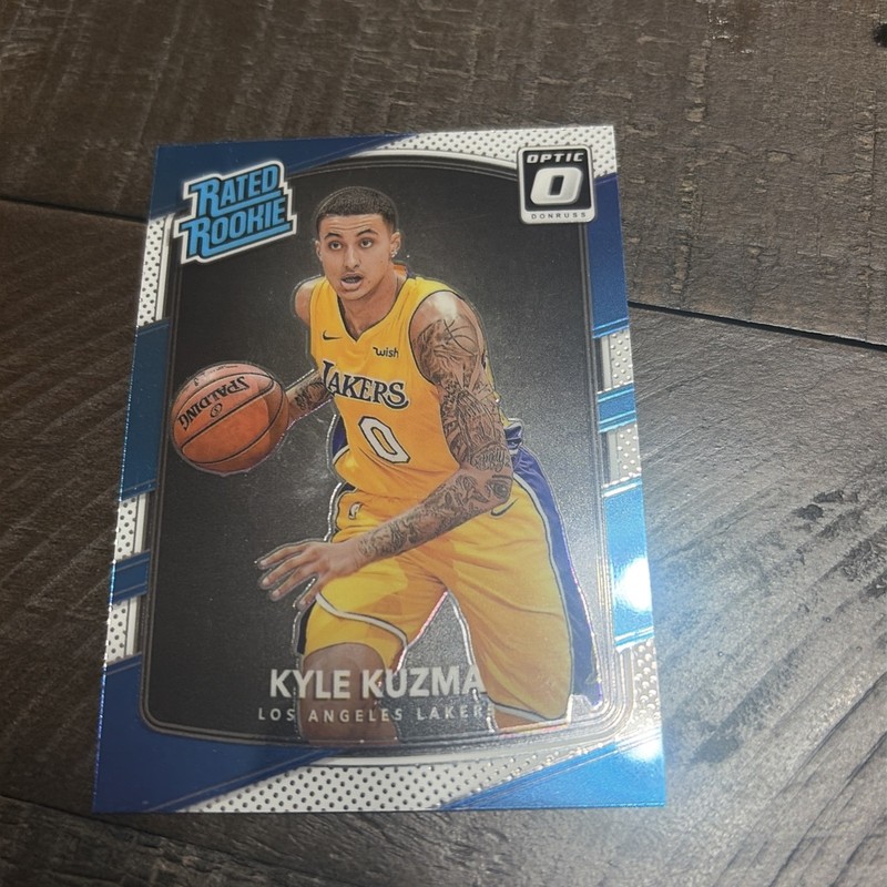 2017-18 Donruss Optic #174 Kyle Kuzma Lakers Rated Rookie RC