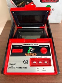 Nintendo Game & Watch Panorama Mario&rsquo;s Bombs Away TB-94 Boxed Complete 1983