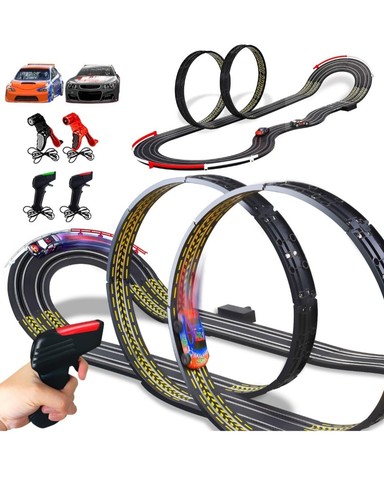High-Speed Slot Car Race Track Play Set, Slot Car Racing Games for Kids Electric - Picture 7 of 13