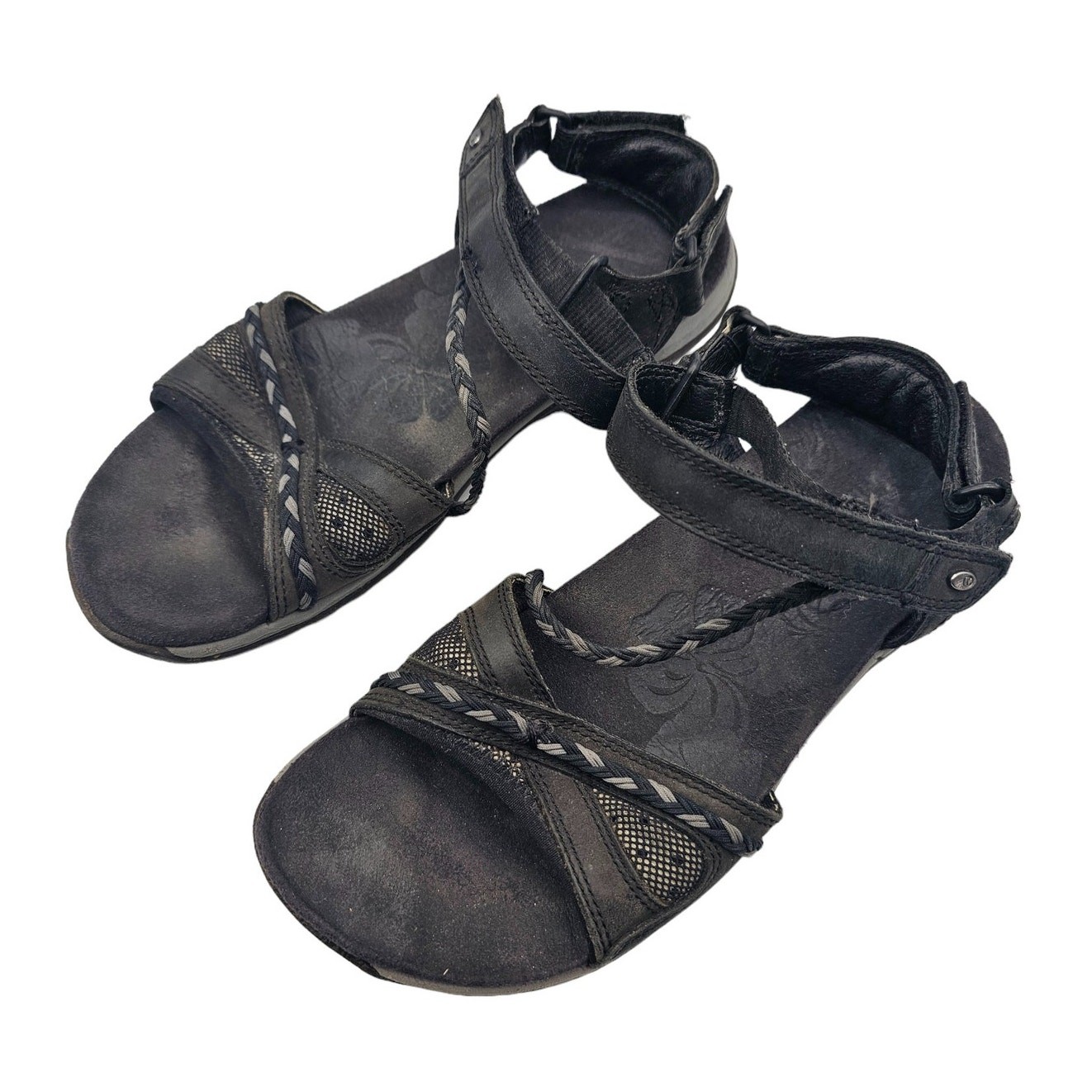 Sandali da trekking Merrell donna tg 8 neri cinturino alla caviglia comodi sportivi