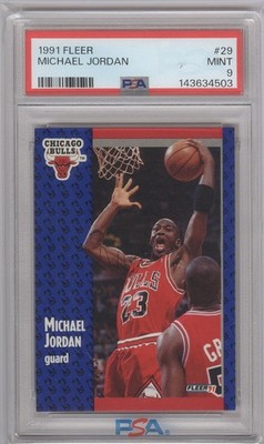 1991 Fleer Michael Jordan #29 PSA 9 mint