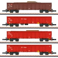 MäRklin 82542 Z 4Er Set Hochbordwagen Eanos-X 052, Dbag, Ep.V Z + Neu