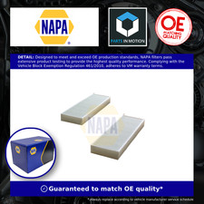 Pollen / Cabin Filter fits VAUXHALL COMBO E 1.2 1.5D 1.6D 2018 on NAPA Quality