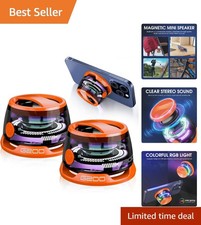 RGB Light Mini Bluetooth Speakers Waterproof Magnetic for Outdoor Adventures