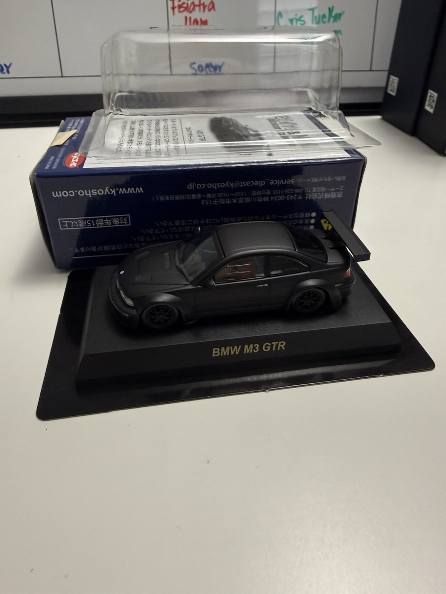 京商　 M3 GTR（ブラック）　グロスコートボディ　オートスケール 1/64 Kyosho BMW M3 GTR (MATTE BLACK) (ULTRA MEGA RARE) | eBay