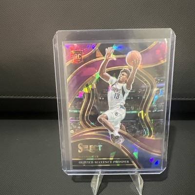 2024 Panini Select Courtside Olivier Maxence Prosper Purple Cracked Ice /99 RC