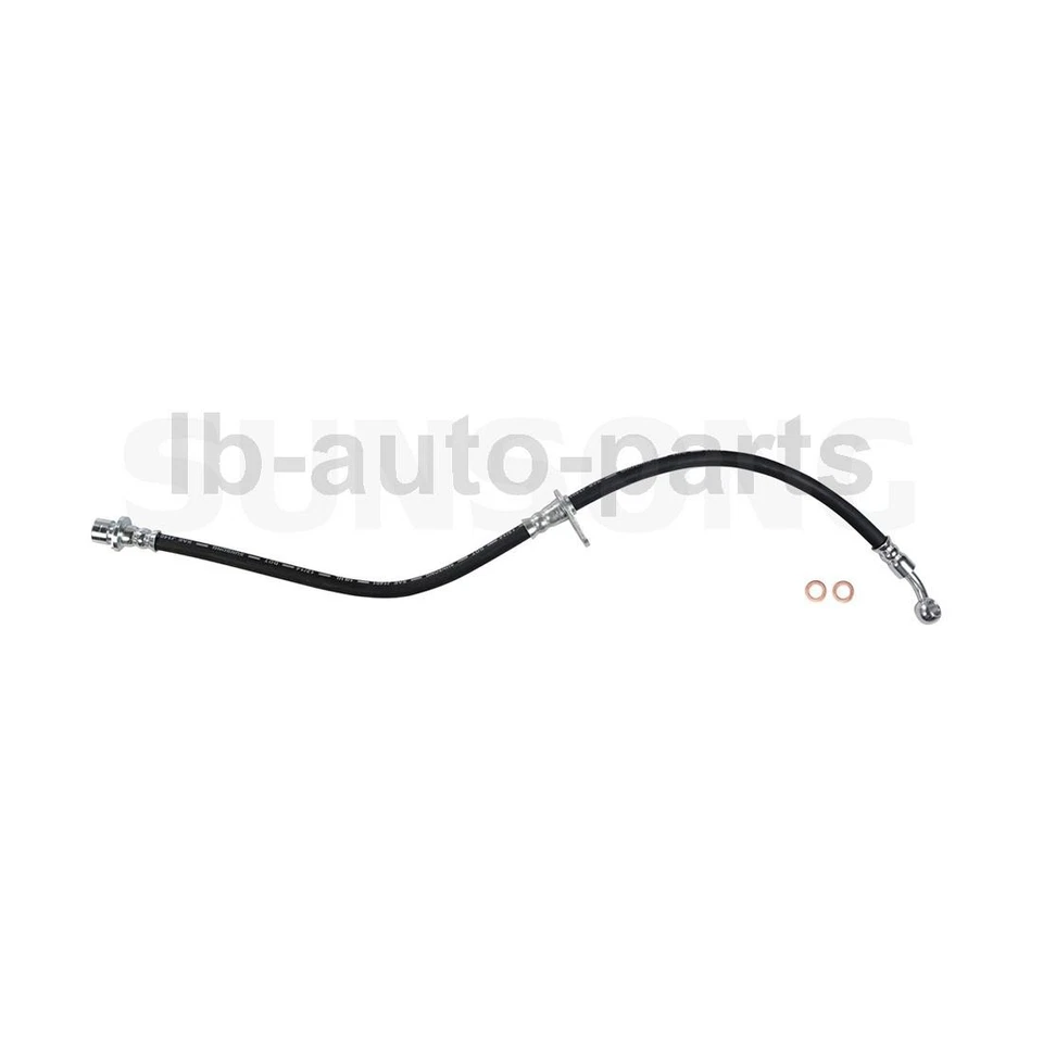 2X Manguera de línea de freno delantero Sunsong para Honda Civic 2001 2002 2003 2004 2005 Foto 4 de 4