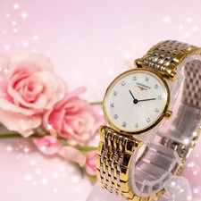 Good Condition Longines LONGINES Raglan 12P Diamond Shell Watch LONGIN,19161